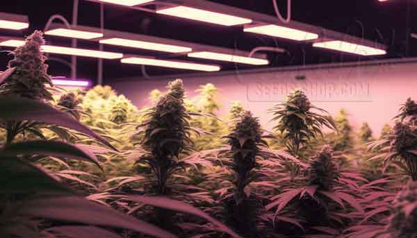 Cannabis Light Cycle with LED Lights